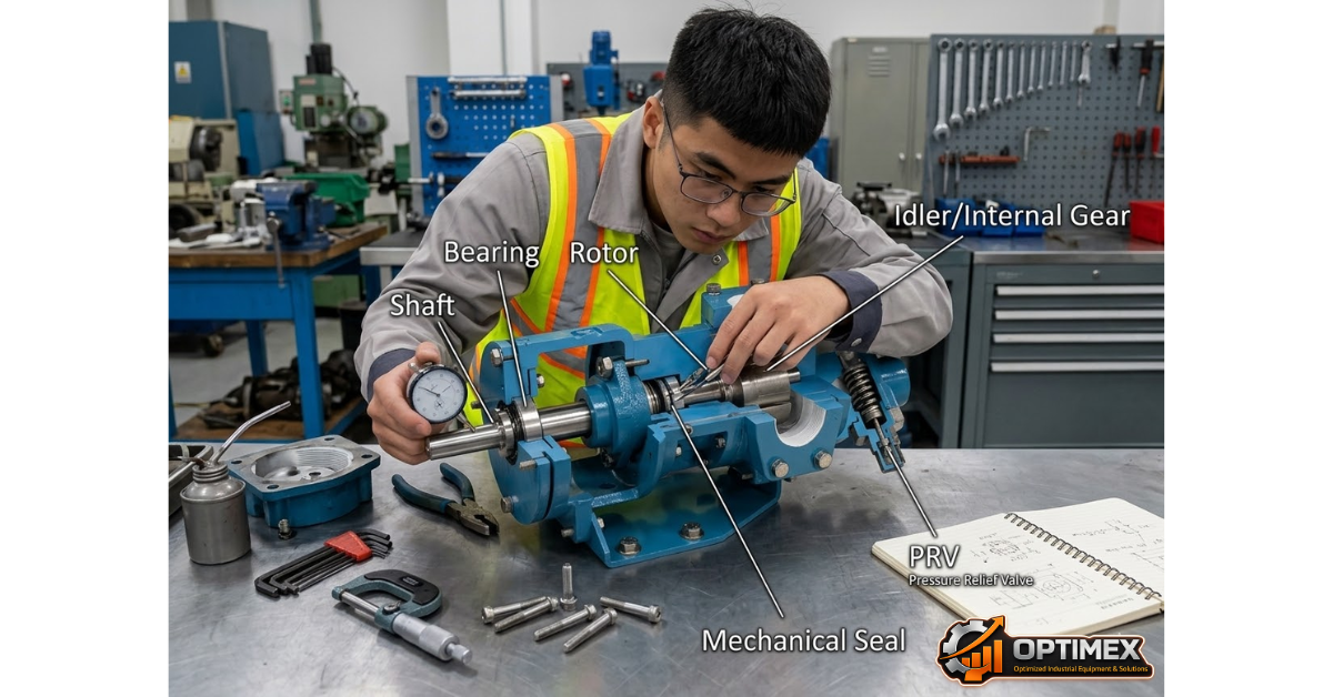Bơm bánh răng Giải pháp nâng cao tuổi thọ và độ bền vật liệu (2)